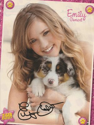 Emily Osment Vanessa Hudgens teen magazine pinup clipping cutting Hannah Montana