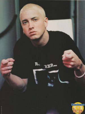 Eminem Orlando Bloom teen magazine pinup clippings cutting fists rapper Pix