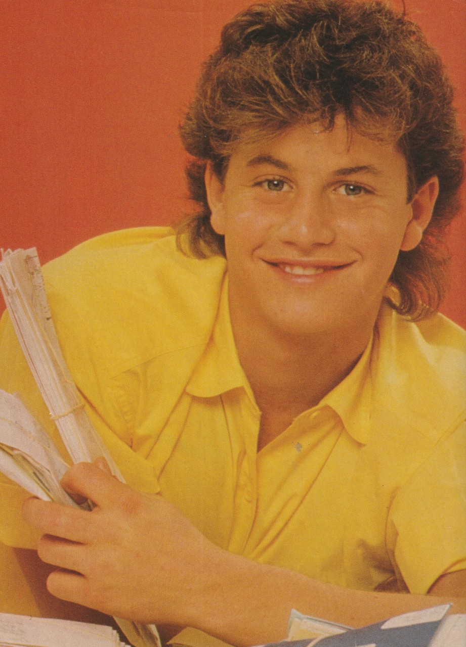 Sean Astin Kirk Cameron teen magazine pinup clipping Goonies cutting Pix young - Image 2