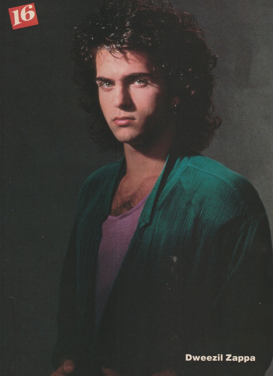 Sean Astin Dweezil Zappa teen magazine pinup clipping Goonies cutting swimsuit - Image 2