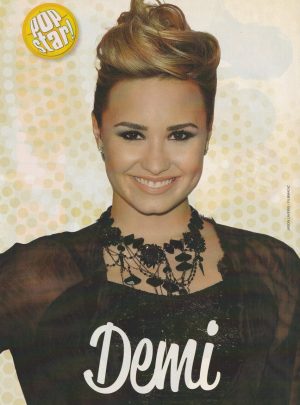 Demi Lovato Mindless Behavior teen magazine pinup clipping cutting Pop Star Pix