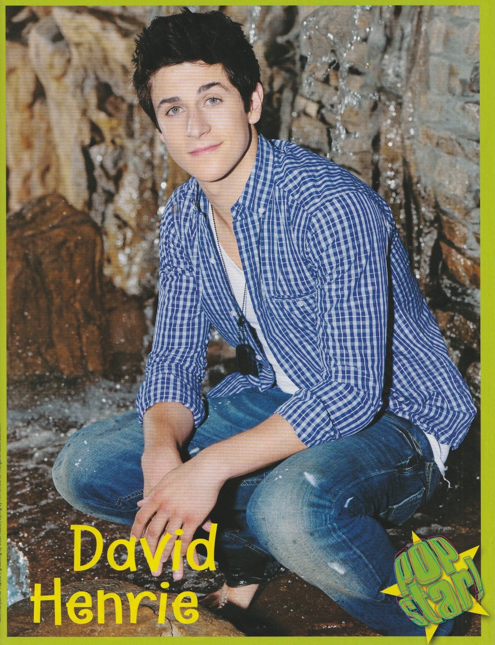Debby Ryan David Henrie teen magazine pinup clipping cutting pop Star Pix - Image 2