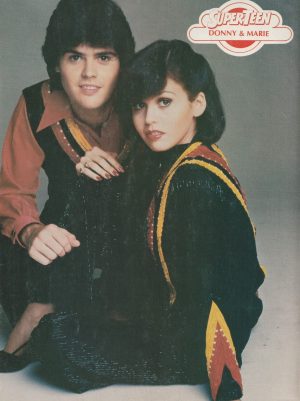 Donny Osmond Robby Benson teen magazine pinup clipping Osmonds Marie Osmond