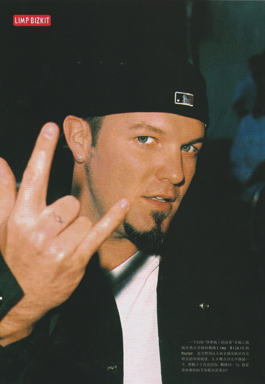 Westlife Fred Durst Limp Bizkit teen magazine pinup clipping brown leather jacket rare - Image 2