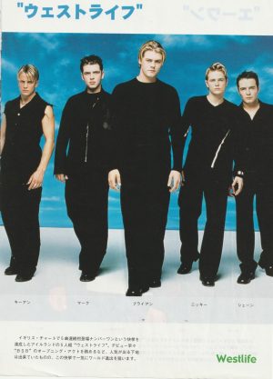 Westlife A1 boyband teen magazine pinup clipping tour 25 Anniversary Pix