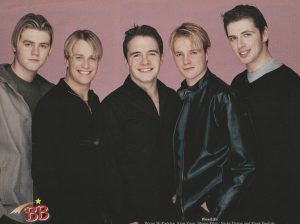 Westlife teen magazine pinup clipping BB Bop beautiful smiles modeling