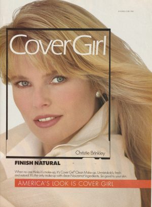 Christie Brinkley teen magazine pinup clipping vintage Cover Girl Add Lips Pix