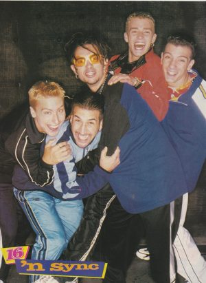 Andrew Keegan Nsync teen magazine pinup clipping I want you back video shoot 16