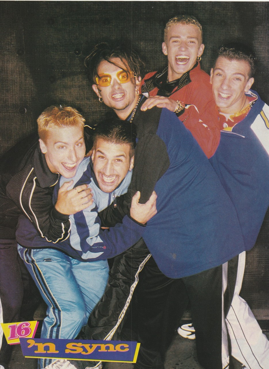 Andrew Keegan Nsync teen magazine pinup clipping I want you back video shoot 16