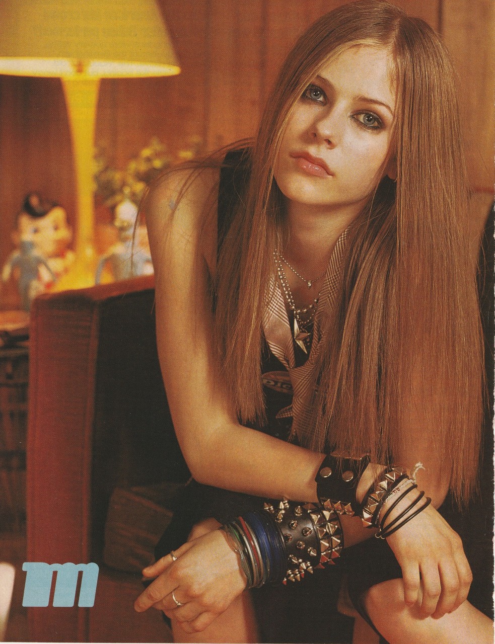 Avril Lavigne teen magazine pinup clipping Skaterboy M