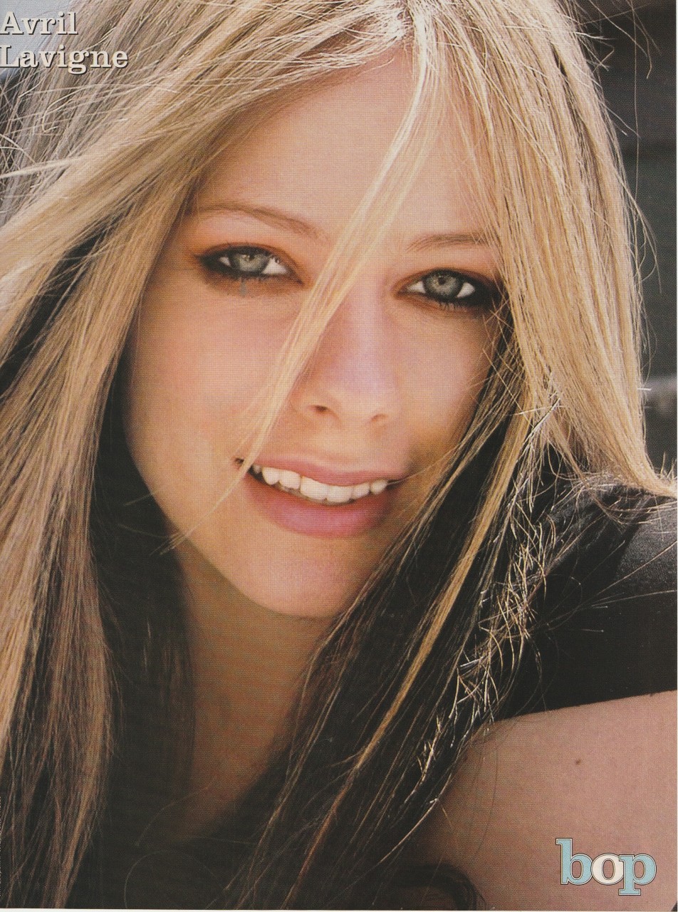 Avril Lavigne Ashlee Simpson teen magazine pinup clipping headshot Pix