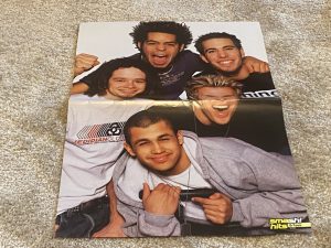 O-town Mis Teeq teen magazine poster Makinng the Band Pix Smash Hits Vintage