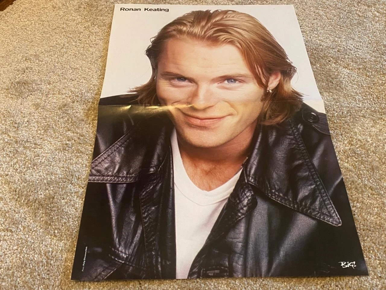Ronan Keating Jesse Spencer magazine poster clipping Vintage Big Boyzone - Image 2