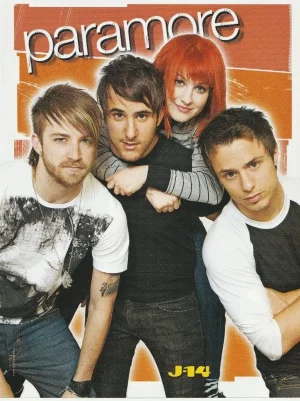 Paramore Zac Efron teen magazine pinup clipping J-14 Collectible HSM Pix RARE