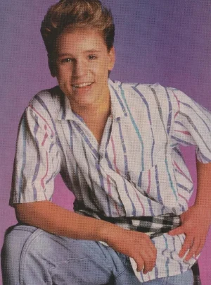 Corey Haim Kirk Cameron teen magazine pinup clipping Teen Machine Collectible