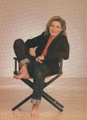 Corey Feldman George Michael teen magazine pinup clipping barefoot Teen Beat Pix