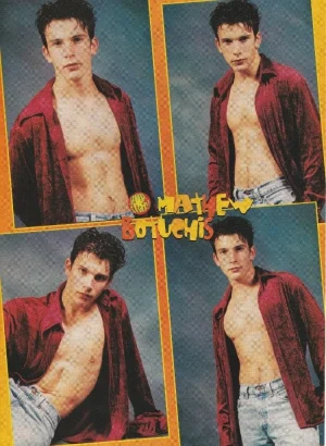 Matthew Botuchis teen magazine pinup clipping Collectible modeling shirtless Pix