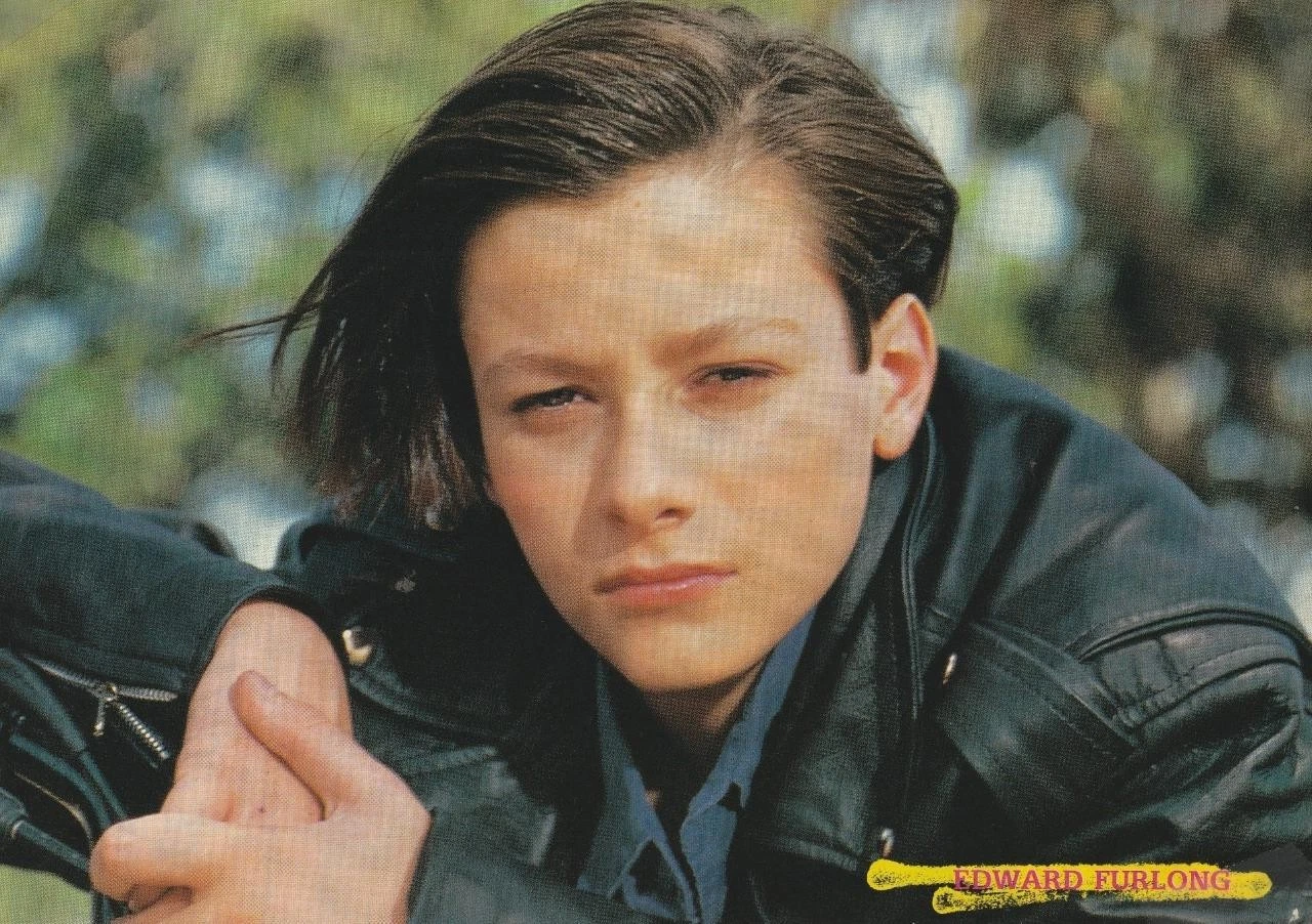 Edward Furlong teen magazine pinup clipping Collectible jean jacket Teen Machine