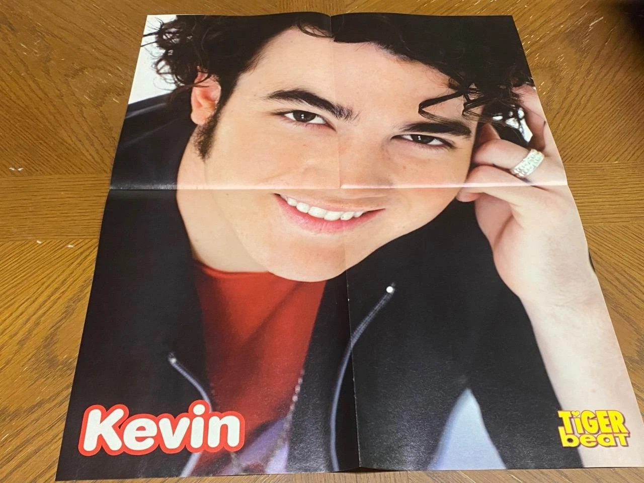 Kevin Jonas Nick Jonas teen magazine poster clipping foldout headshot Bop Rare - Image 2