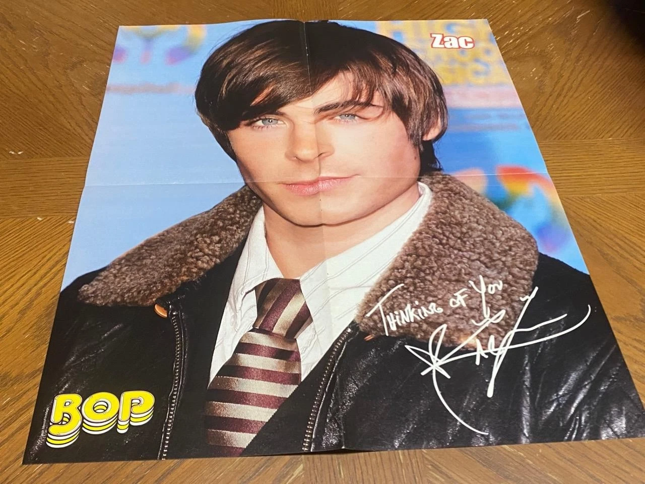 Zac Efron Nick Jonas teen magazine poster clipping foldout sexy pose modeling - Image 2