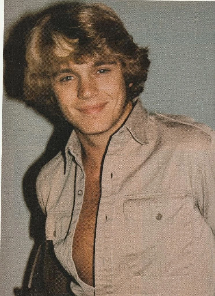 John Schneider teen magazine pinup clipping cutting open shirt teen idols 70's