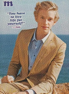 Cody Simpson teen magazine pinup clippings cutting crush vintage suit M Pix