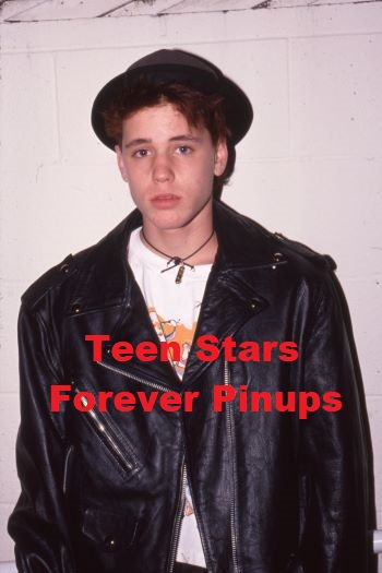 Corey Haim 4x6 or 8x10 Photo vintage picture young leather jacket Rip 1980's crush pix