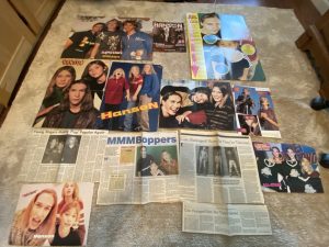 Hanson Zac Hanson Taylor Hanson teen magazine pinup clippings lot Bop Rare 2