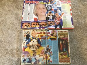 Aaron Carter teen magazine pinup clippings lot Bop Overalls Bravo Pix child star