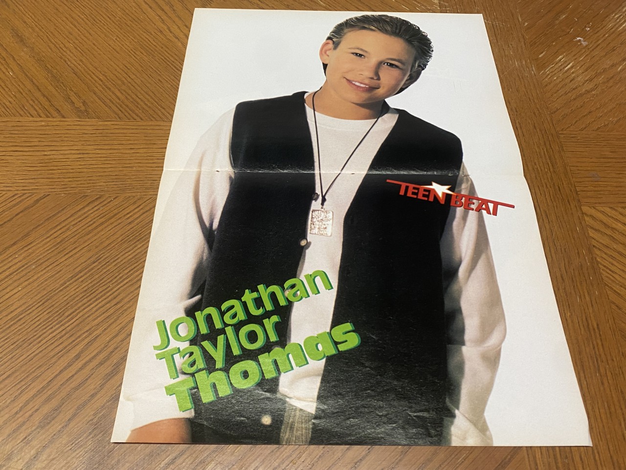 Jonathan Taylor Thomas Devon Sawa JTT teen poster clipping spiked hair Teen Beat - Image 2