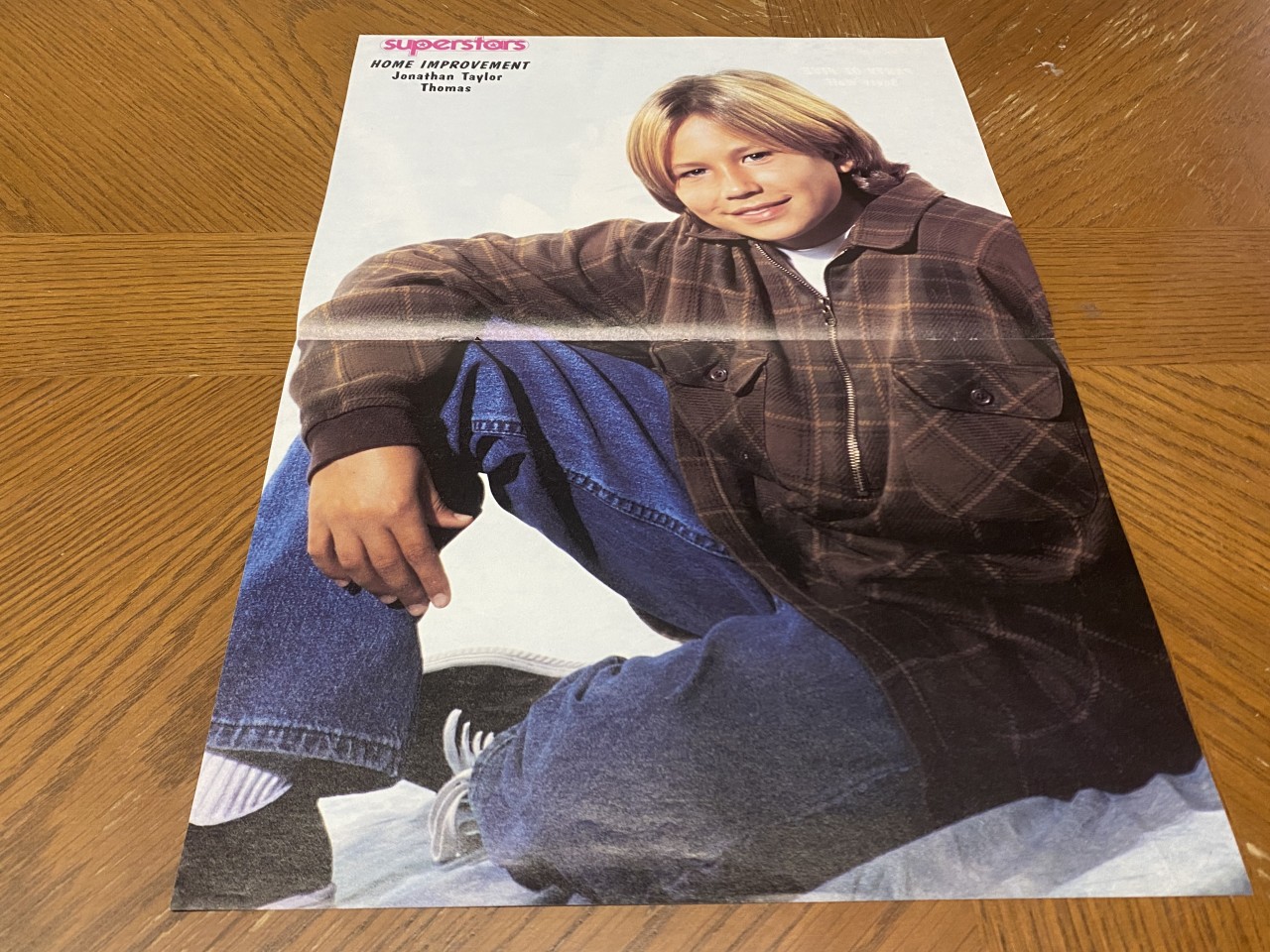 Jonathan Taylor Thomas Scott Wolf JTT teen poster clipping modeling RARE PIX