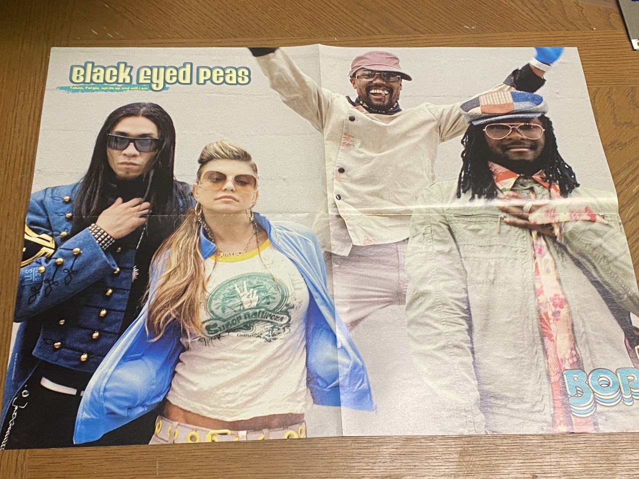 Mitchel Musso Black Eyed Peas magazine poster clipping Vintage Hannah Montana - Image 2