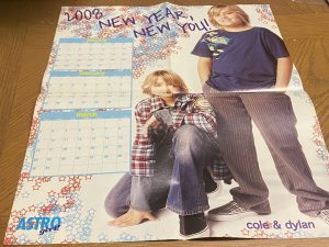 Dylan Sprouse Cole Sprouse Miley Cyrus magazine poster clipping 2008 Astro Pix