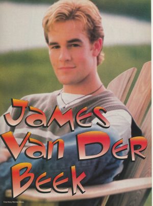 James Van Der Beek Joshua Jackson teen magazine pinup clipping cutting Pacey Pix