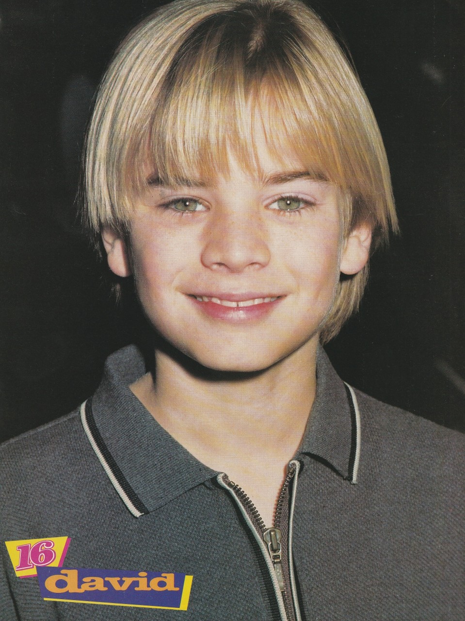 David Gallagher Melissa Joan Hart teen magazine pinup clipping cutting Child Pix