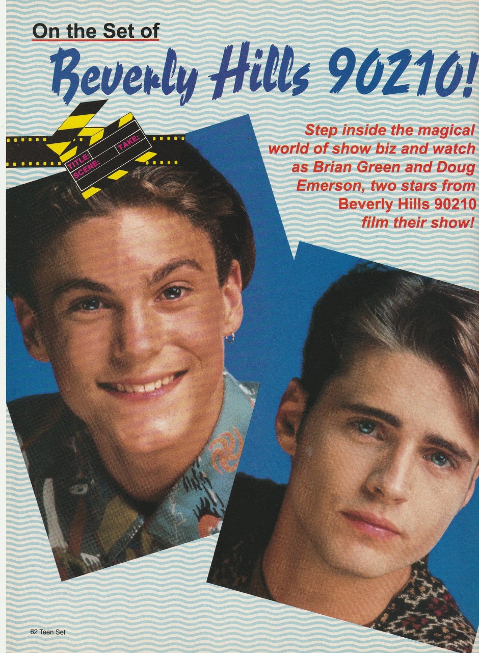 R.J. Williams Brian Austin Green teen magazine pinup clipping cutting Teen Set - Image 2