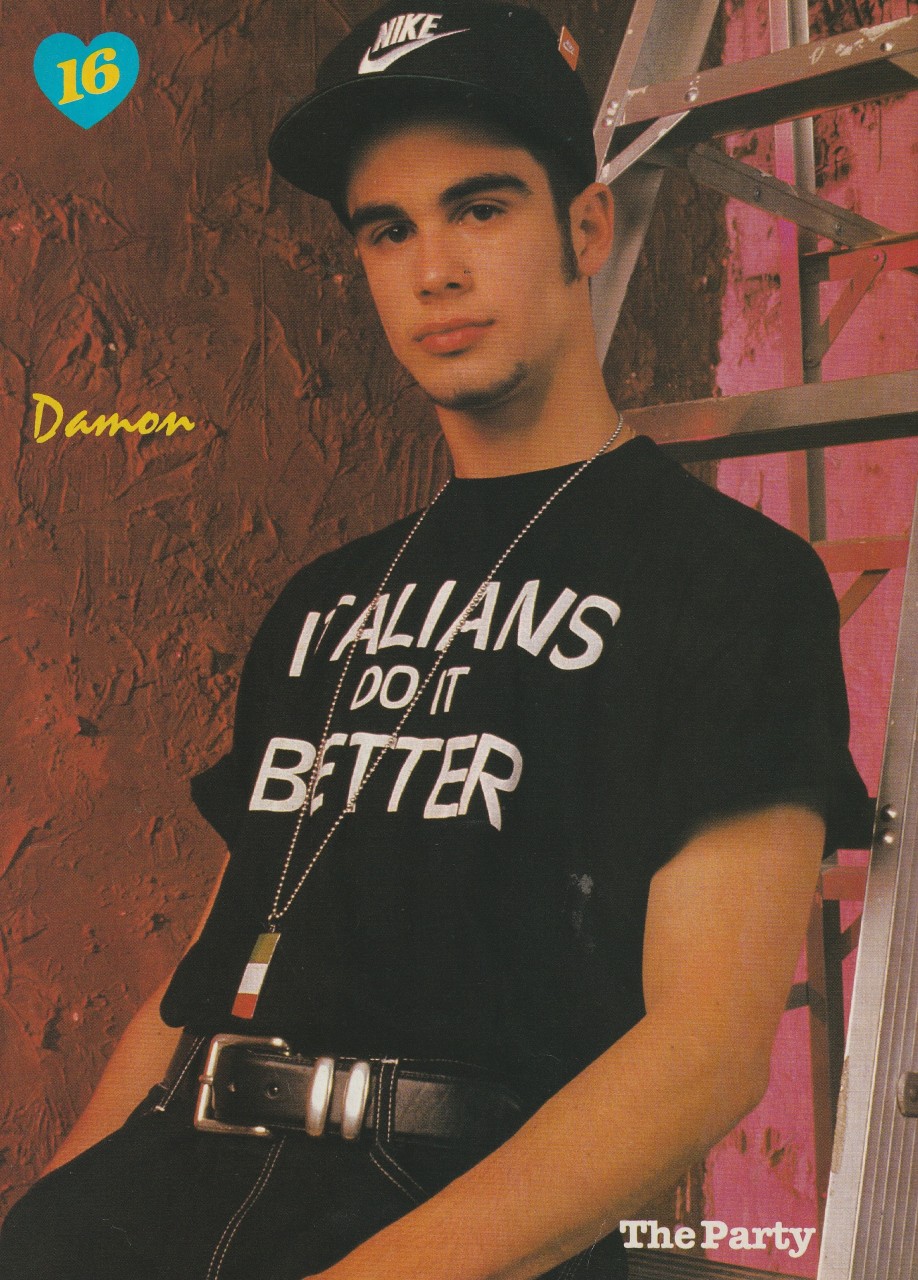 Damon Pampolina Dalton James teen magazine pinup clipping cutting Teen Machine - Image 2