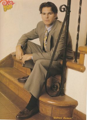Dalton James teen magazine pinup clipping cutting Crossroads steps suit Bop 90's