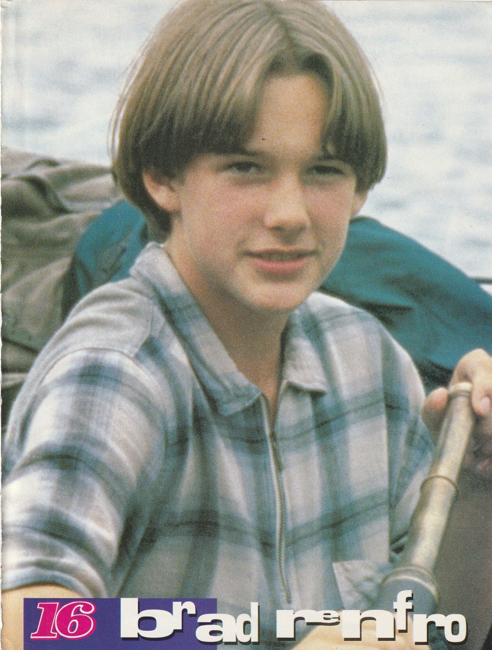 Brad Renfro teen magazine pinup clipping cutting vintage boat lips teen idols