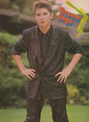 Corey Feldman teen magazine pinup clipping cutting vintage wet hair Dream Guys