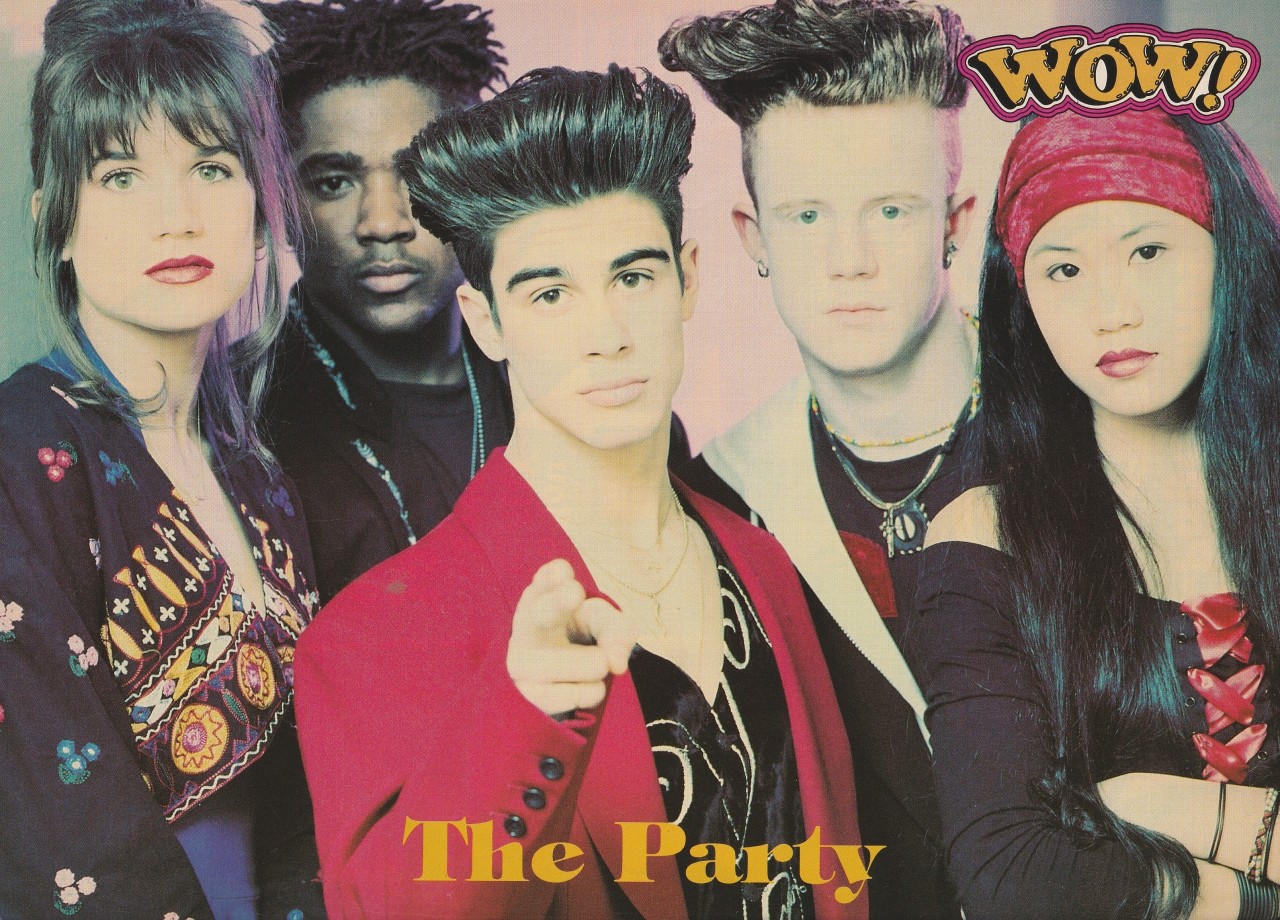The Party Damon Pampolina teen magazine pinup clipping Tiffnini Hale Wow Young