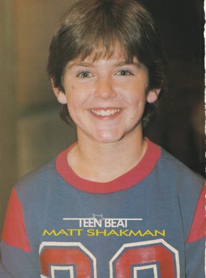Matt Shakman Jason Bateman teen magazine pinup clipping young boy modeling Pix