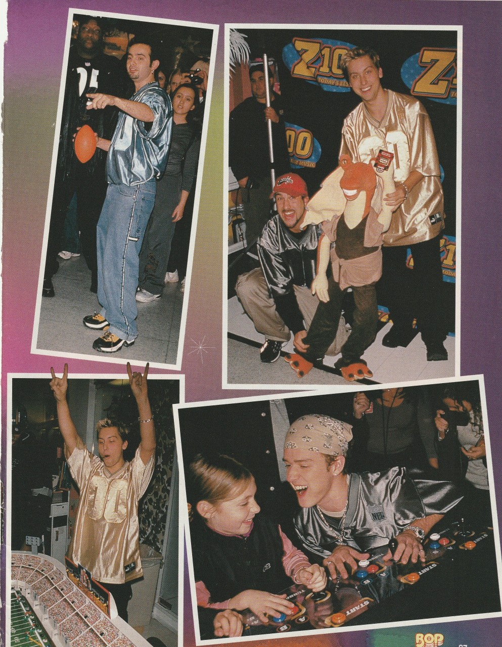 Moffatts Nsync Justin Timberlake teen pinup clipping pre teen 90’s pix leather - Image 2