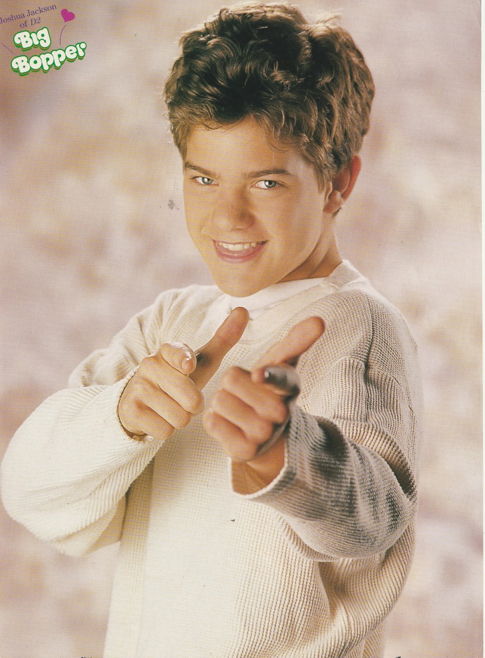 Luke Edwards Joshua Jackson teen pinup clipping Little Big League jean jacket - Image 2