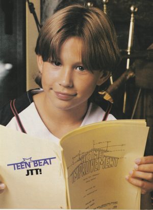 Jonathan Taylor Thomas teen pinup clipping Home Improvement Script Young JTT