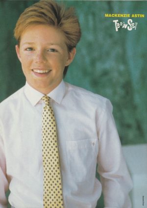 Kirk Cameron Mackenzie Astin teen pinup clipping Growing Pains Teen Set Suit pix