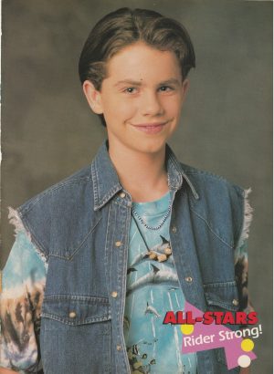 Rider Strong Andrew Keegan teen pinup clipping jean jacket All-Stars World Pix
