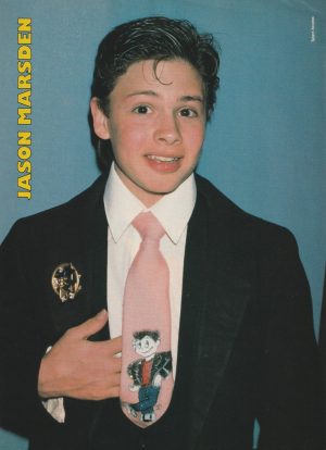 Jason Marsden Matthew Newmark teen pinup clipping tie child star Teen Set Pix