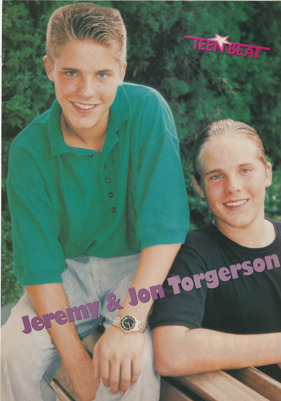 Jonathan Taylor Thomas Jeremy Torgerson Jon Torgerson teen pinup clipping Pix - Image 2
