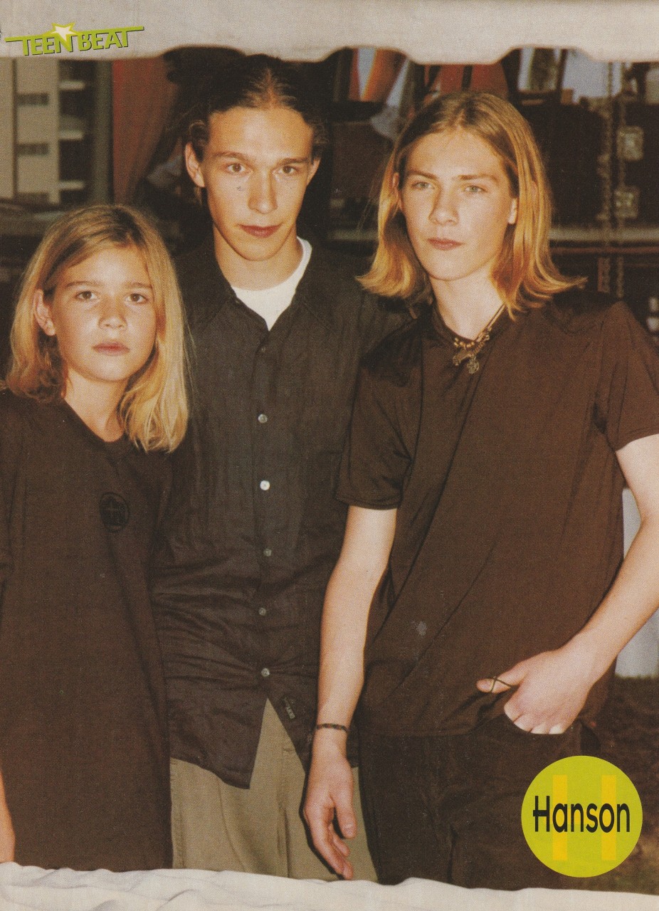 Moffatts Hanson teen magazine pinup clipping Vintage young boys music group Pix - Image 2